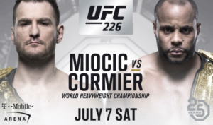 Stipe Miocic vs Daniel Cormier UFC 226 fight poster