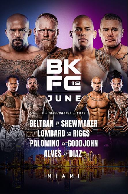 Bet on BKFC 18 Bare Knuckle Boxing Live From Miami Florida