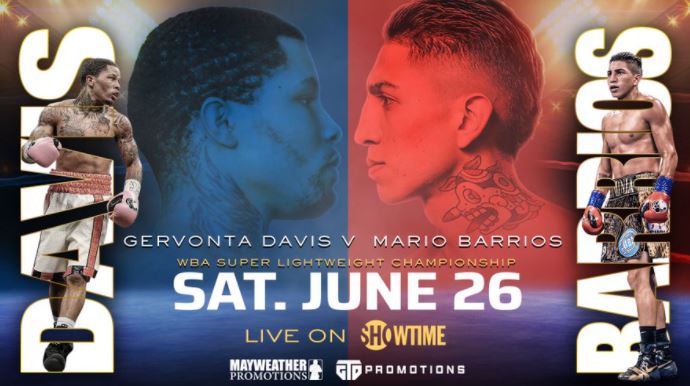 Bet on Grevonta Davis Vs Mario Barrios Boxing Fight June 26th