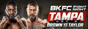 Bet on BKFC Tampa Brown vs Taylor | Bet on BKFC | Best BKFC Betting Sites