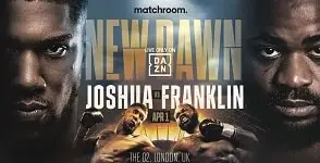 Bet on Boxing Joshua vs Franklin | Boxing Betting UK | Bet on Anthony Joshua | Joshua vs Franklin Boxing Odds
