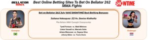 bet on Bellator 262 mma fight Best Betting Sites & Free Bets