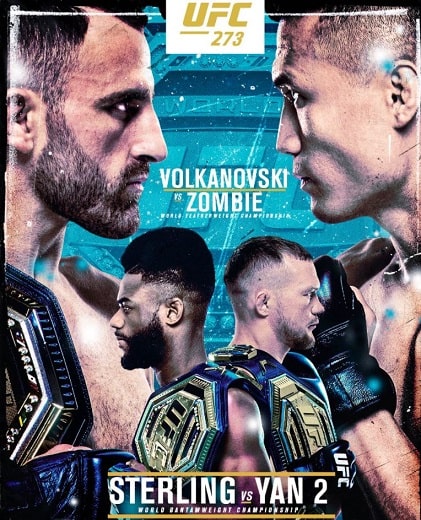 UFC 273 Betting Odds | Bet on UFC 273 Volkanovski vs Korean Zombie | UK UFC Sportsbooks & Freebets