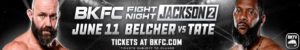 Bet on BKFC Jackson 2 Belcher vs Tate | BKFC Betting Sites | Bare Knuckle Boxing Betting