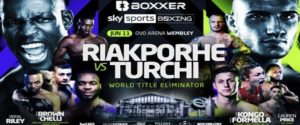 Bet on BOXXER Wembley | BOXXER Betting Rikaporhe vs Turchi Boxing Fight | UK Boxing Betting Sites