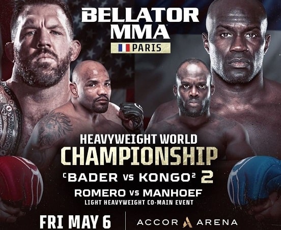 Bet on Bellator Paris Bader vs Kongo | Best UK Bellator Betting Sites | Bellator MMA Odds & Free Bets UK