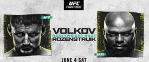 Bet on UFC Fight Night Volkov vs Rozenstroik | UFC Betting Sites UK | UFC Freebet & Odds | Bet on UFC mixed martial arts fights