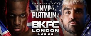 Bet on BKFC London MVP vs Perry | BKFC London Betting Sites | Bet on Paige VanzZnt | Michael Venom Page | BKFC Betting Sites UK