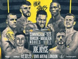 Bet on Boxing Fights | UK Boxing Betting Sites | Wembley, London | Joe Joyce, Cunningham vs Tete | Boxing Betting Odds & Freebets