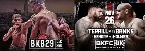 Bet on BKB 29 & BKFc Newcastle Bare Knuckle Boxing fights | BKB 29Odds | BKFC Newcastle Odds | BKB Betting UK | BKFC Betting UK