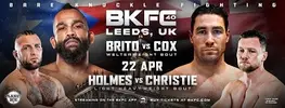 Bet on BKFC 40 Brito vs Cox | BKFC Leeds Betting UK | BKFC 40 Odds | Bare Knuckle Boxing Betting