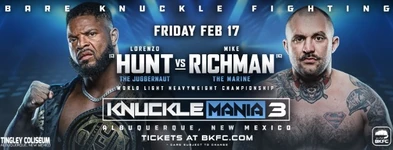 Bet on BKFC KnuckleMania 3 Bare Knuckle Boxing Fights! | Lorenzo Hunt vs Mike Richman | KnuckleMania 3 Odds & Freebets