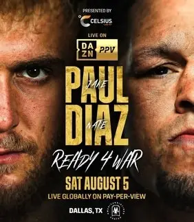 Jake Paul vs Nate Diaz Betting UK | August 5th Diaz vs Paul Boxing Betting Sites Odds Freebets | Bet on Boxing