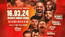 Bet on Boxing Nathan Heaney vs Brad Pauls | Boxing Odds | Boxing Betting Sites | Birmingham Boxing Betting