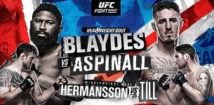 Bet on UFC London Blaydes vs Aspinall | Paddy Pimblett Betting | UFC London Betting Sites UK | UFC London Online Bettins Odds & Freebets